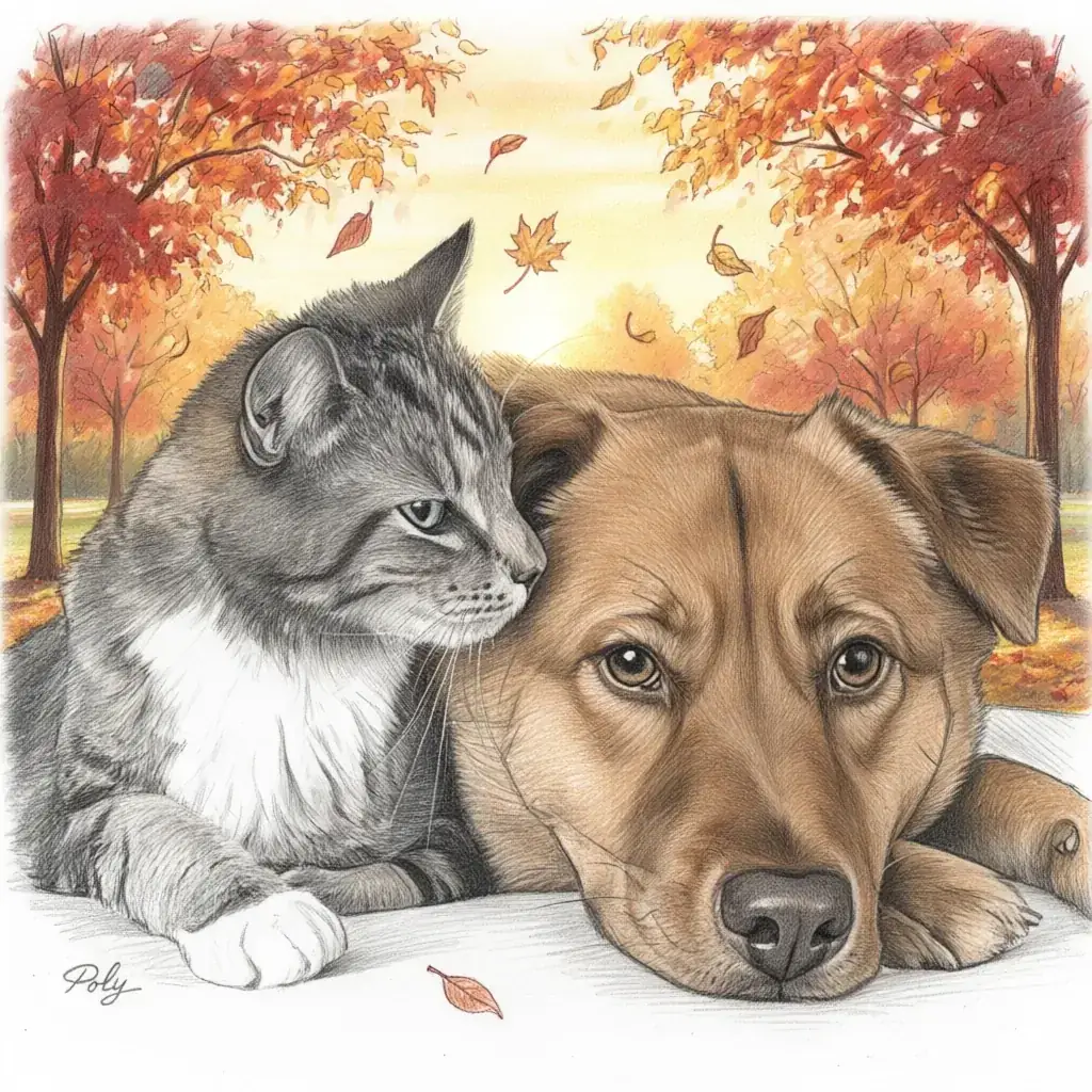 Mixed Dog portrait