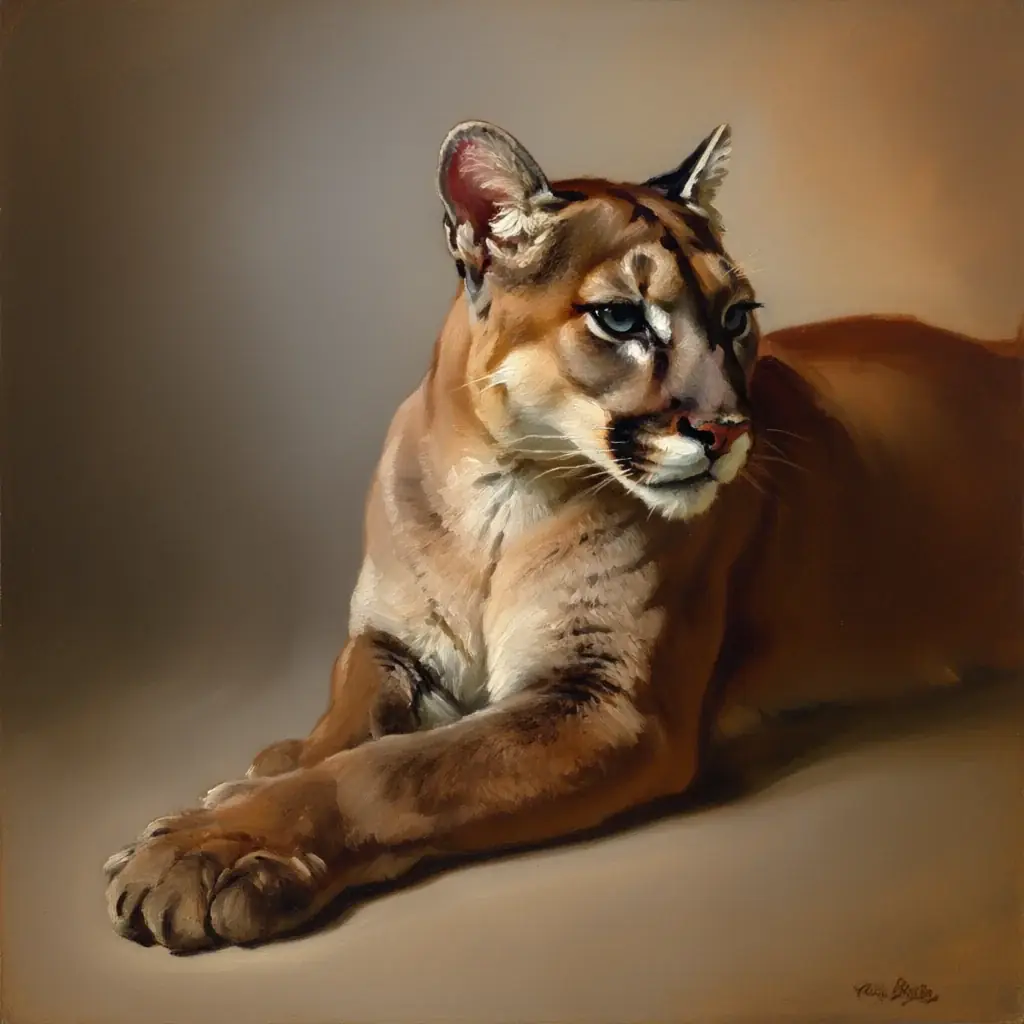 Puma portrait